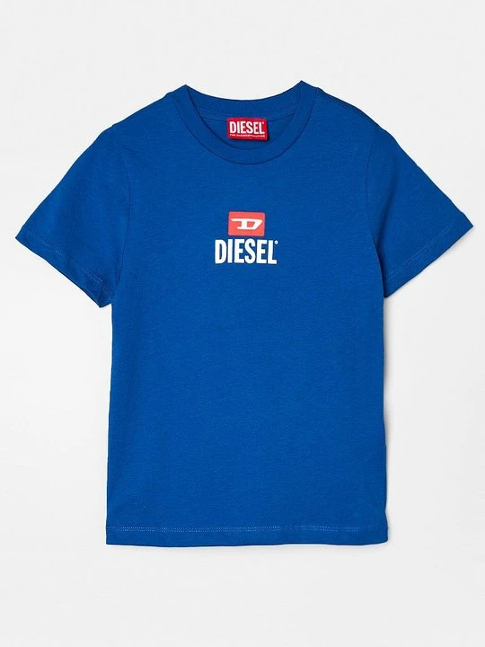 Zdjęcie produktu T-shirt z nadrukiem Diesel granatowy