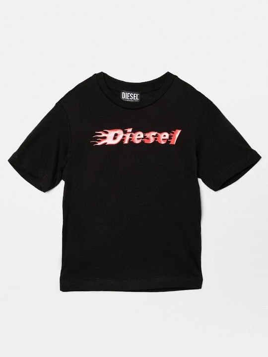 Zdjęcie produktu T-shirt z nadrukiem Diesel czarny