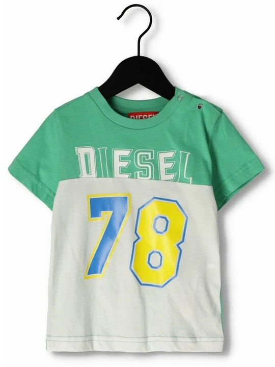 Zdjęcie produktu T-shirt z nadrukiem Diesel szary