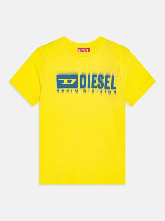 Zdjęcie produktu T-shirt z nadrukiem Diesel żółty