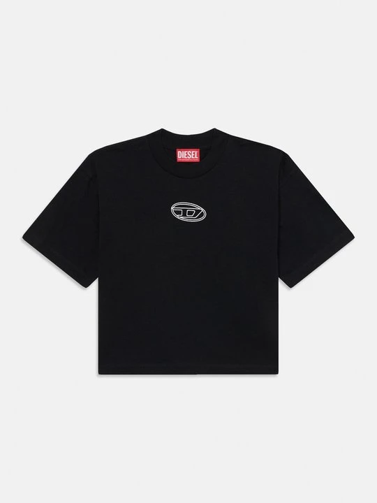 Zdjęcie produktu T-shirt z nadrukiem Diesel czarny