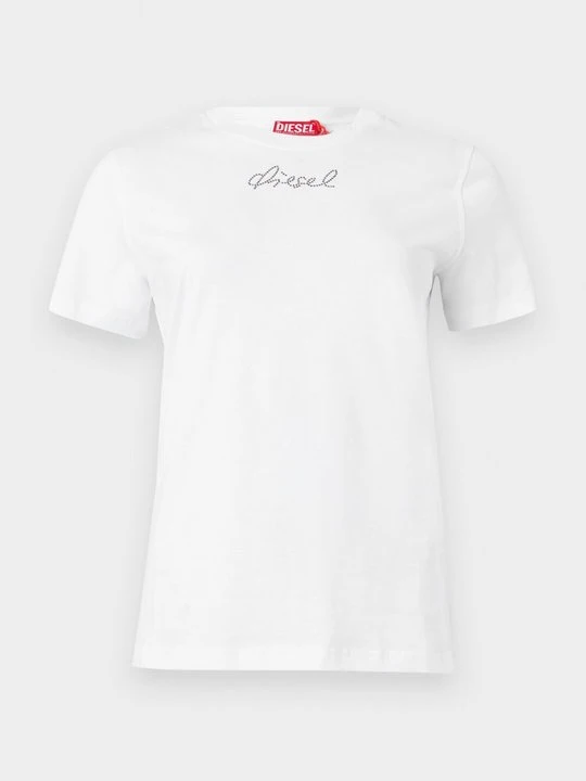 Zdjęcie produktu T-shirt z nadrukiem Diesel biały