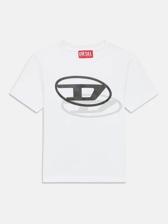 Zdjęcie produktu T-shirt z nadrukiem Diesel biały