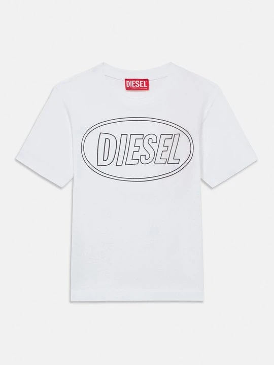 Zdjęcie produktu T-shirt z nadrukiem Diesel biały