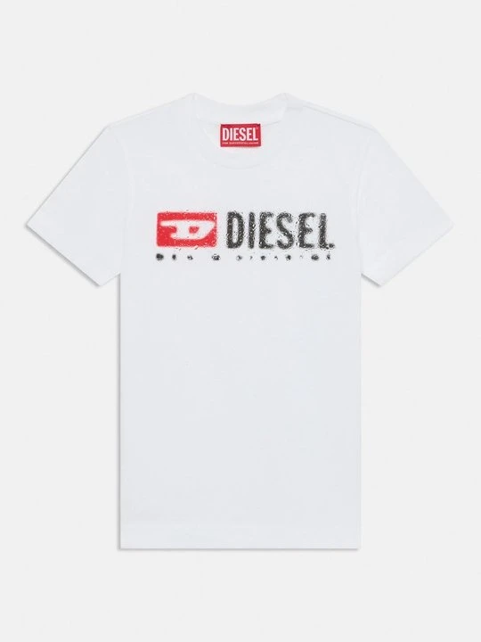 Zdjęcie produktu T-shirt z nadrukiem Diesel biały