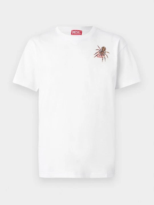 Zdjęcie produktu T-shirt z nadrukiem Diesel biały
