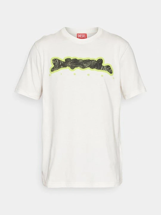 Zdjęcie produktu T-shirt z nadrukiem Diesel biały