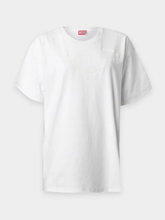 Zdjęcie produktu T-shirt z nadrukiem Diesel biały