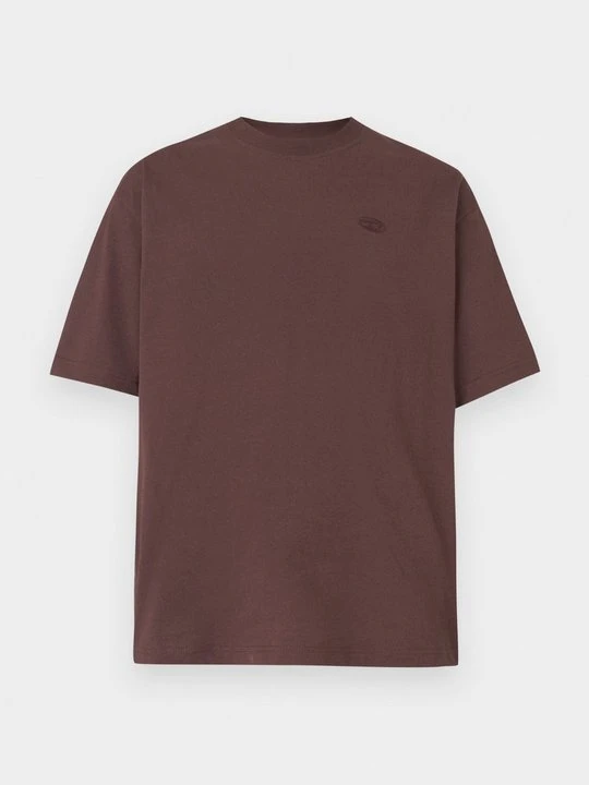 Zdjęcie produktu T-shirt z nadrukiem Diesel brązowy
