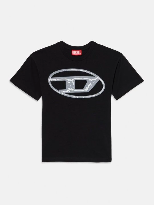 Zdjęcie produktu T-shirt z nadrukiem Diesel czarny