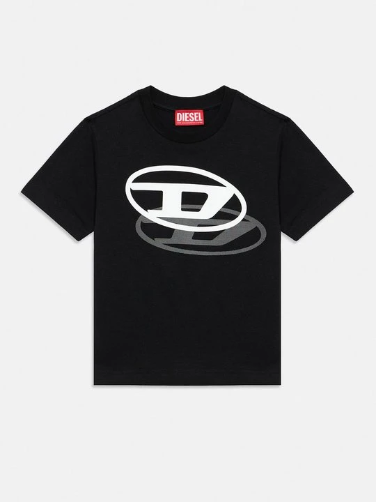 Zdjęcie produktu T-shirt z nadrukiem Diesel czarny