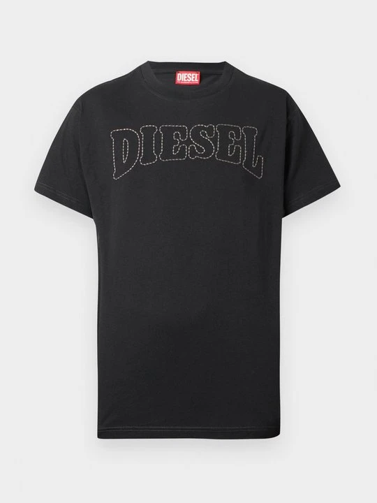 Zdjęcie produktu T-shirt z nadrukiem Diesel czarny