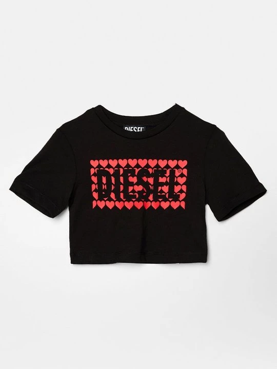Zdjęcie produktu T-shirt z nadrukiem Diesel czarny