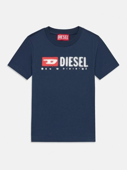 Zdjęcie produktu T-shirt z nadrukiem Diesel granatowy