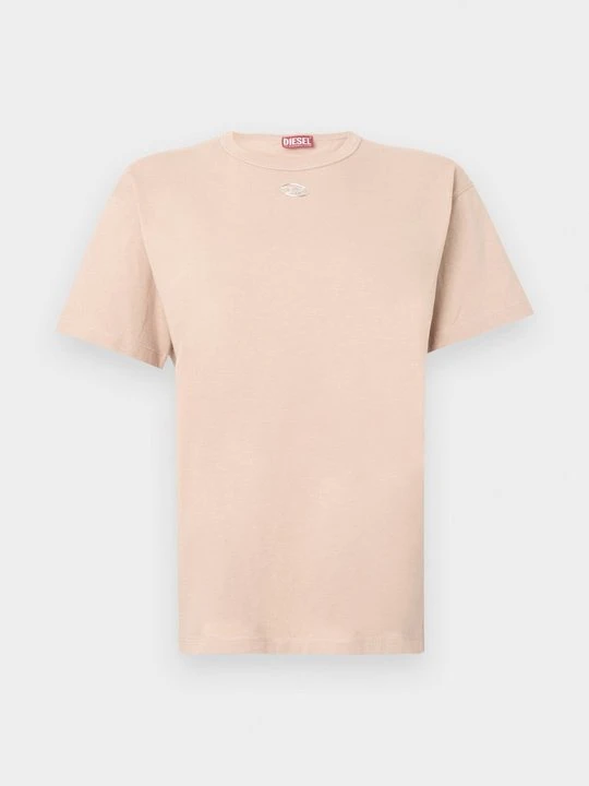 Zdjęcie produktu T-shirt z nadrukiem Diesel morelowy