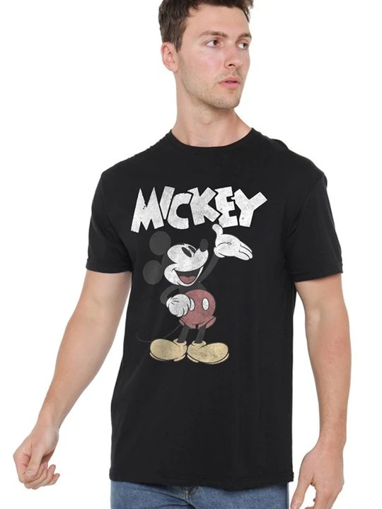 Zdjęcie produktu T-shirt z nadrukiem Disney czarny