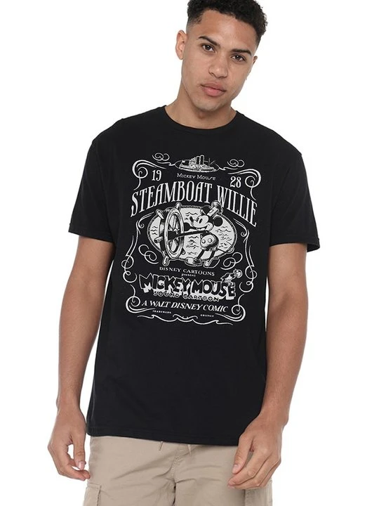 Zdjęcie produktu T-shirt z nadrukiem Disney czarny