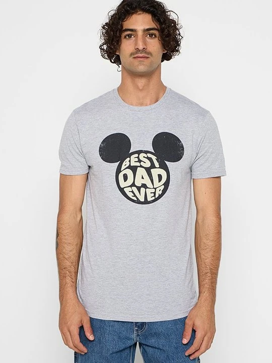 Zdjęcie produktu T-shirt z nadrukiem Disney jasnoszary
