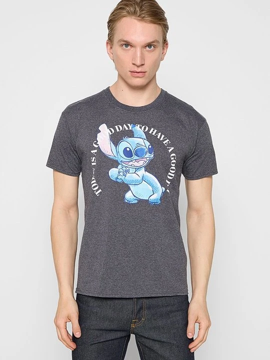 Zdjęcie produktu T-shirt z nadrukiem Disney ciemnoszary