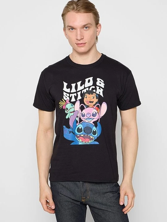 Zdjęcie produktu T-shirt z nadrukiem Disney czarny