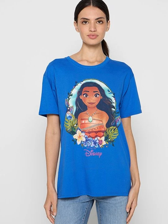 Zdjęcie produktu T-shirt z nadrukiem Disney niebieski