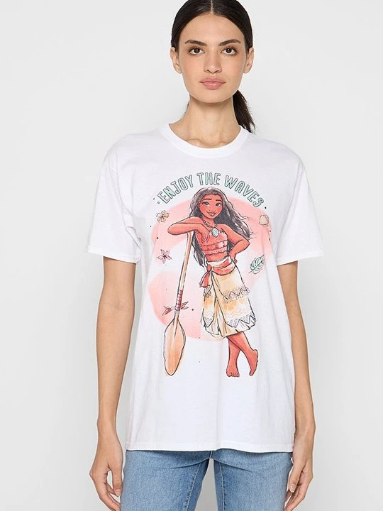 Zdjęcie produktu T-shirt z nadrukiem Disney biały