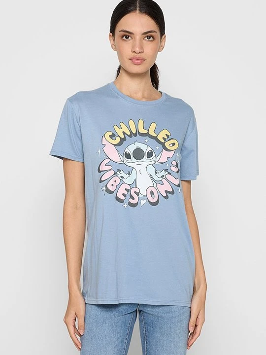 Zdjęcie produktu T-shirt z nadrukiem Disney jasnoniebieski