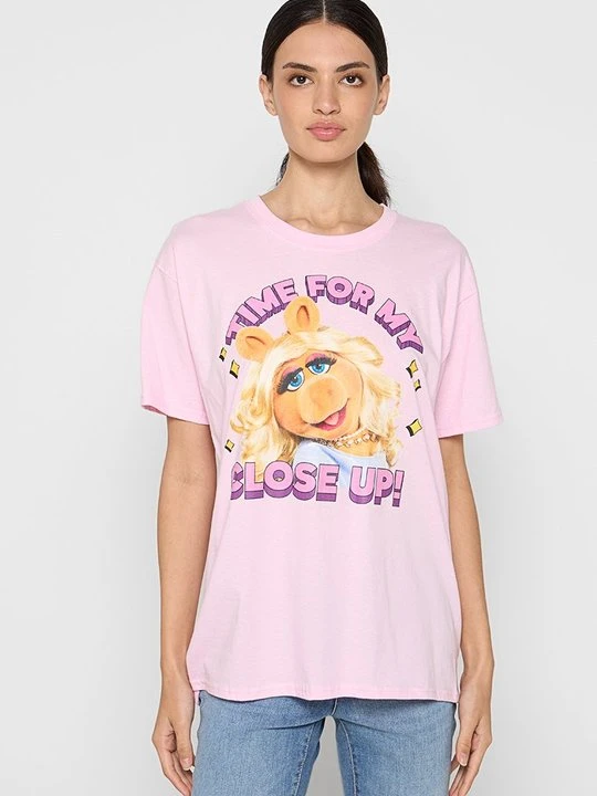 Zdjęcie produktu T-shirt z nadrukiem Disney różowy
