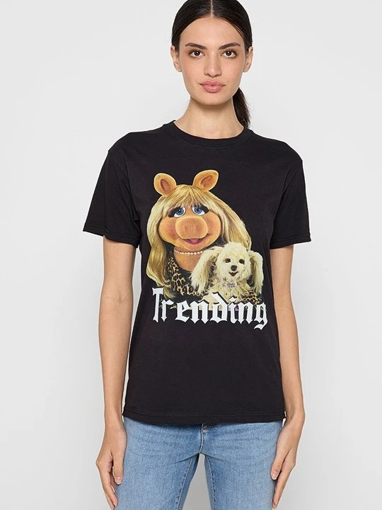 Zdjęcie produktu T-shirt z nadrukiem Disney czarny