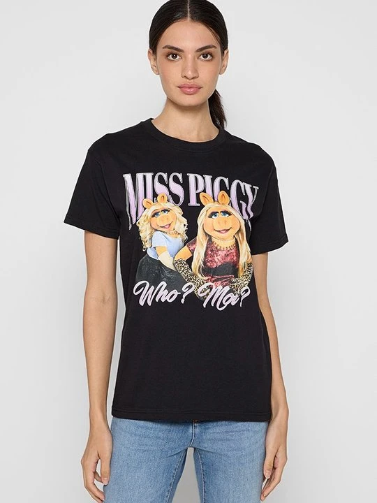 Zdjęcie produktu T-shirt z nadrukiem Disney czarny