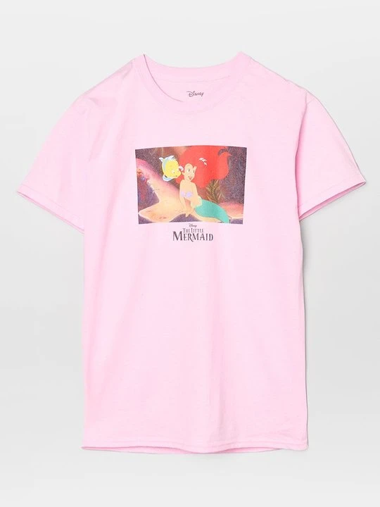 Zdjęcie produktu T-shirt z nadrukiem Disney jasnoróżowy