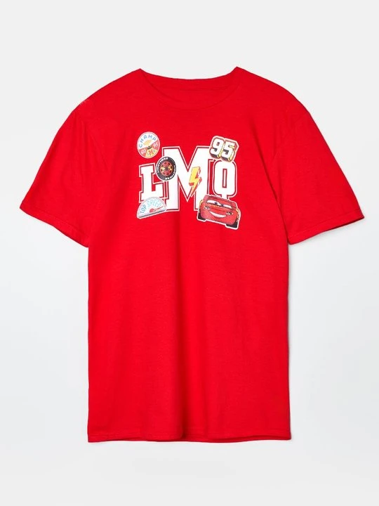 Zdjęcie produktu T-shirt z nadrukiem Disney czerwony
