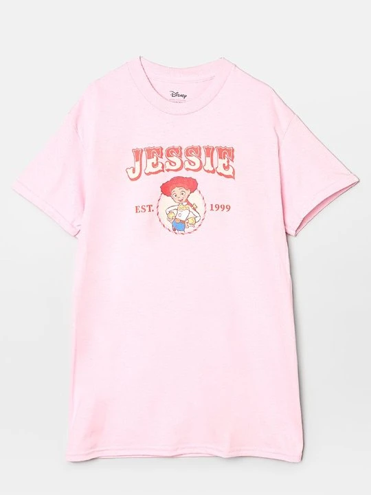 Zdjęcie produktu T-shirt z nadrukiem Disney jasnoróżowy