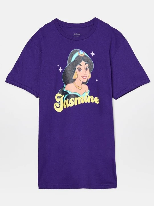 Zdjęcie produktu T-shirt z nadrukiem Disney fioletowy
