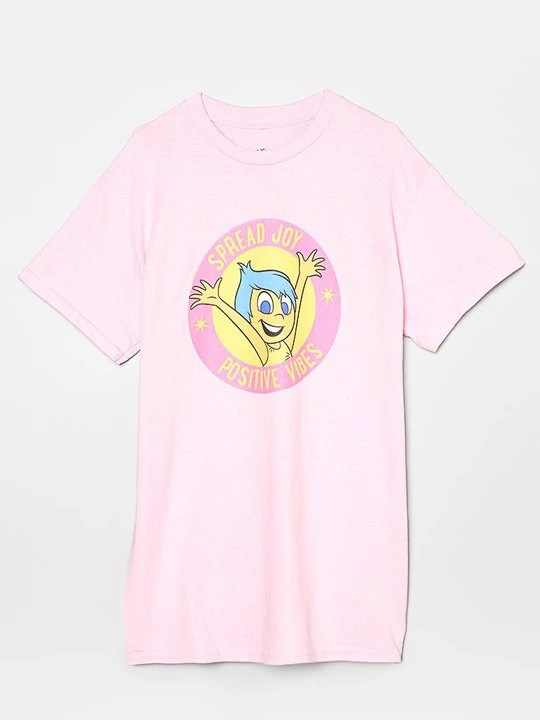 Zdjęcie produktu T-shirt z nadrukiem Disney jasnoróżowy