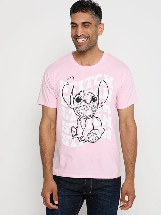 Zdjęcie produktu T-shirt z nadrukiem Disney jasnoróżowy