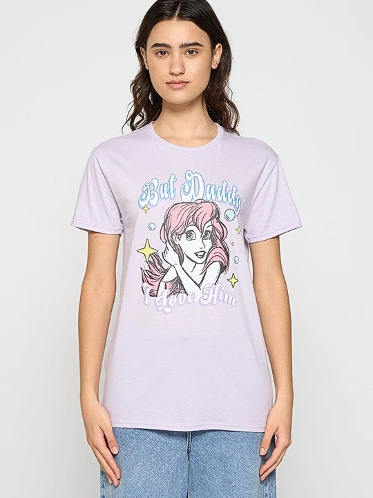 Zdjęcie produktu T-shirt z nadrukiem Disney liliowy