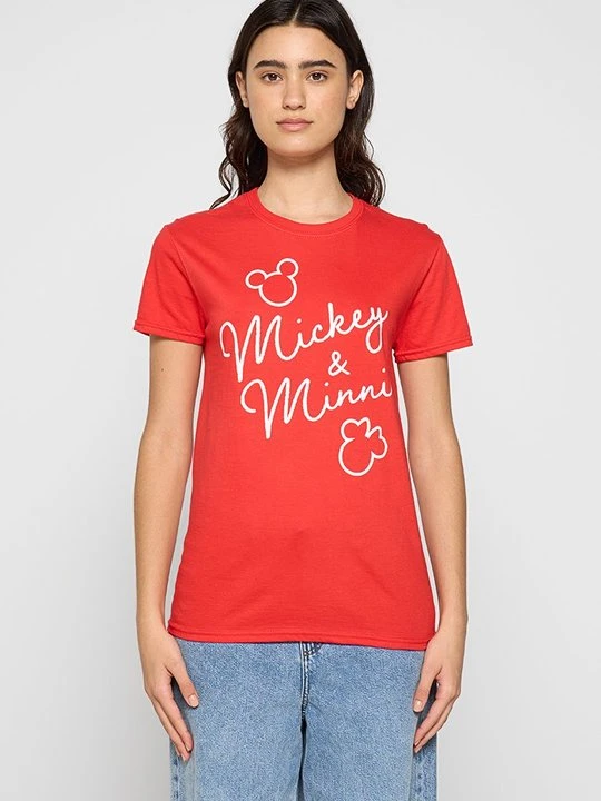 Zdjęcie produktu T-shirt z nadrukiem Disney czerwony