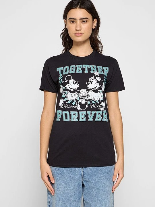 Zdjęcie produktu T-shirt z nadrukiem Disney czarny