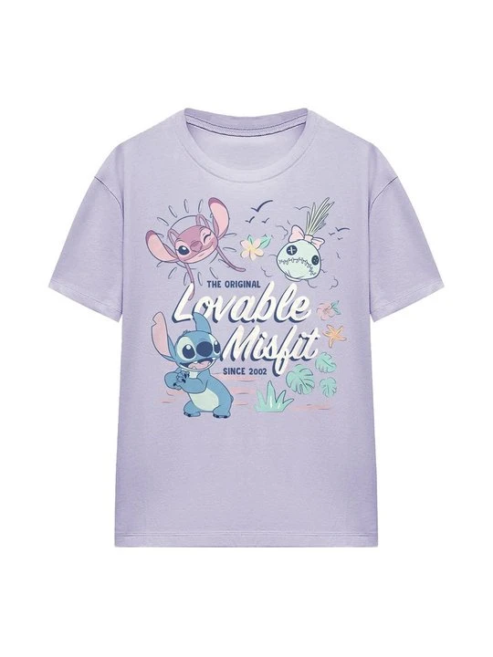 Zdjęcie produktu T-shirt z nadrukiem Disney różowy