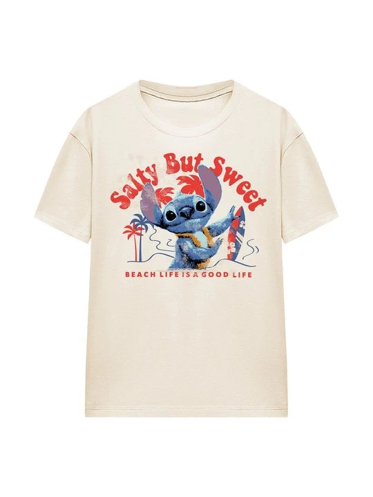 Zdjęcie produktu T-shirt z nadrukiem Disney mleczny