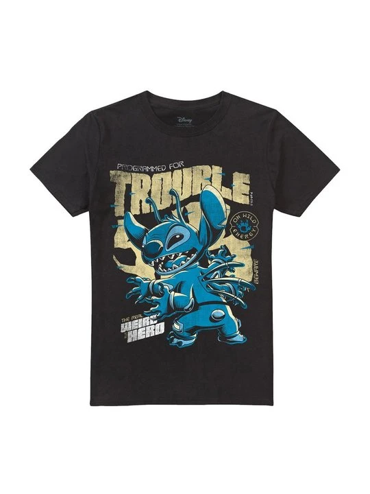 Zdjęcie produktu T-shirt z nadrukiem Disney czarny