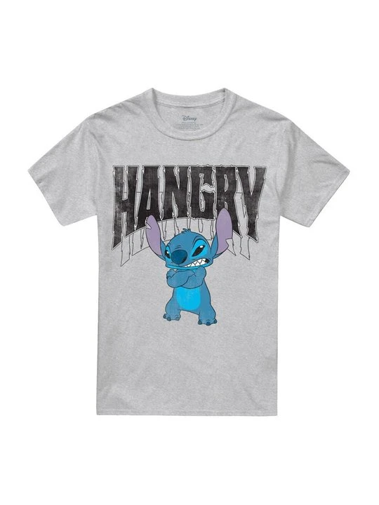 Zdjęcie produktu T-shirt z nadrukiem Disney szary melanż