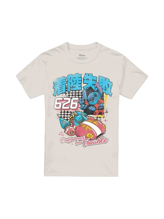 Zdjęcie produktu T-shirt z nadrukiem Disney mleczny