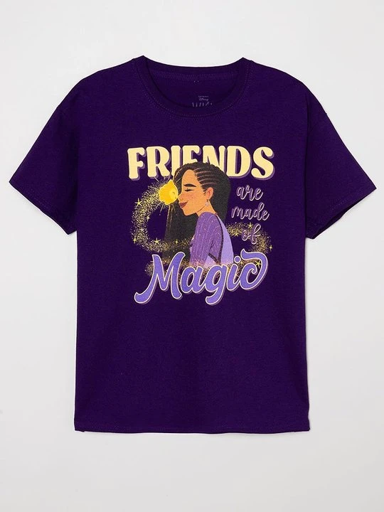 Zdjęcie produktu T-shirt z nadrukiem Disney fioletowy