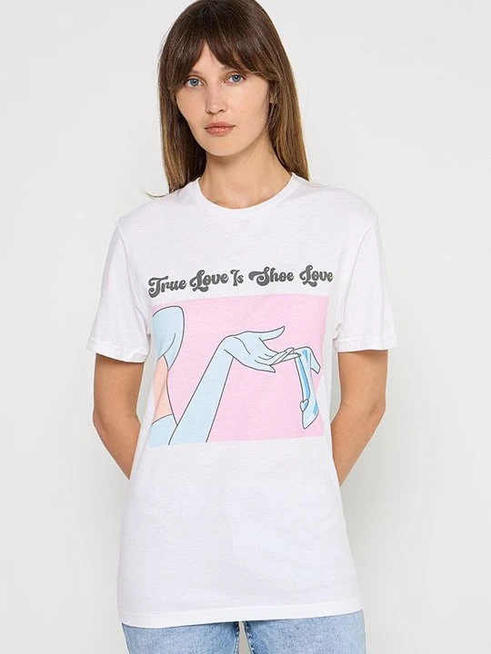 Zdjęcie produktu T-shirt z nadrukiem Disney biały