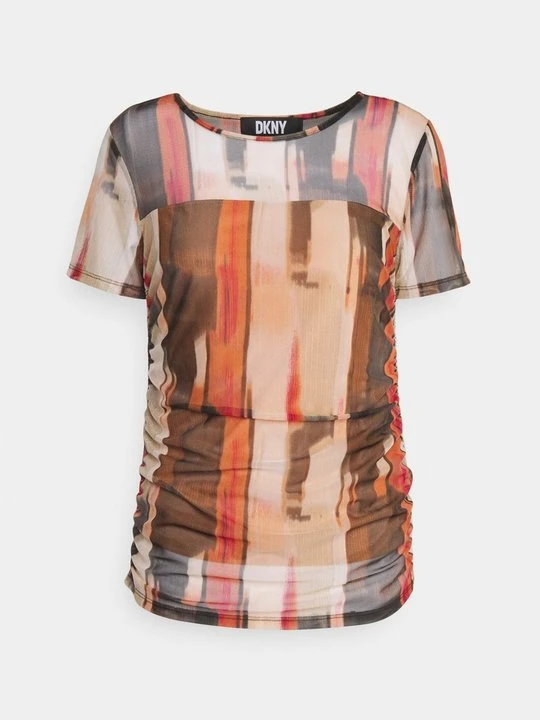 Zdjęcie produktu T-shirt z nadrukiem DKNY różowy