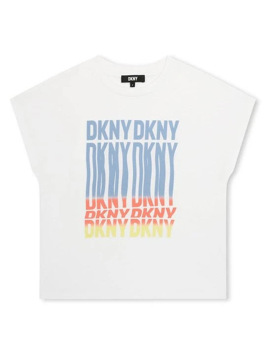 Zdjęcie produktu T-shirt z nadrukiem DKNY biały
