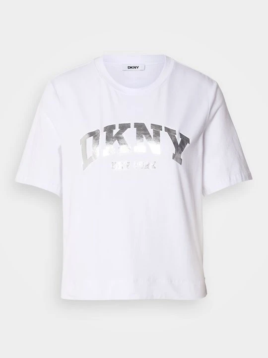 Zdjęcie produktu T-shirt z nadrukiem DKNY biały