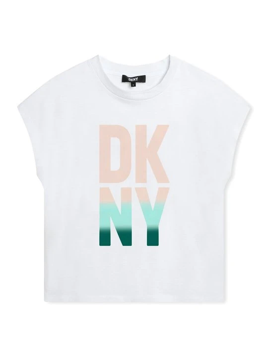 Zdjęcie produktu T-shirt z nadrukiem DKNY biały